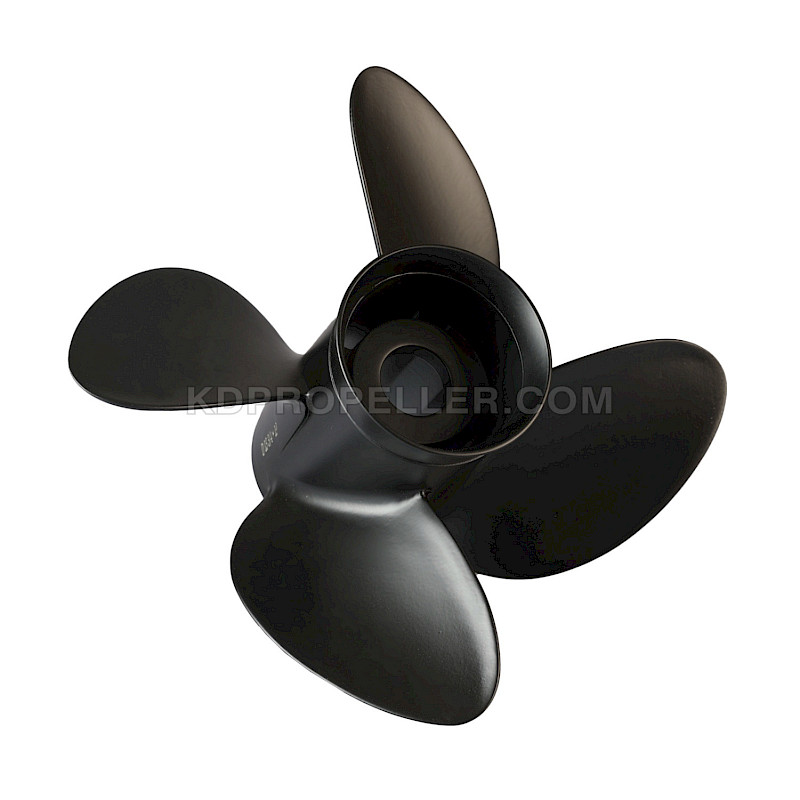 #0417-138-150 KDP Ultra 7X High-Strength Alloy Interchangeable 4-Blade Outboard Propeller RH - D+ Class